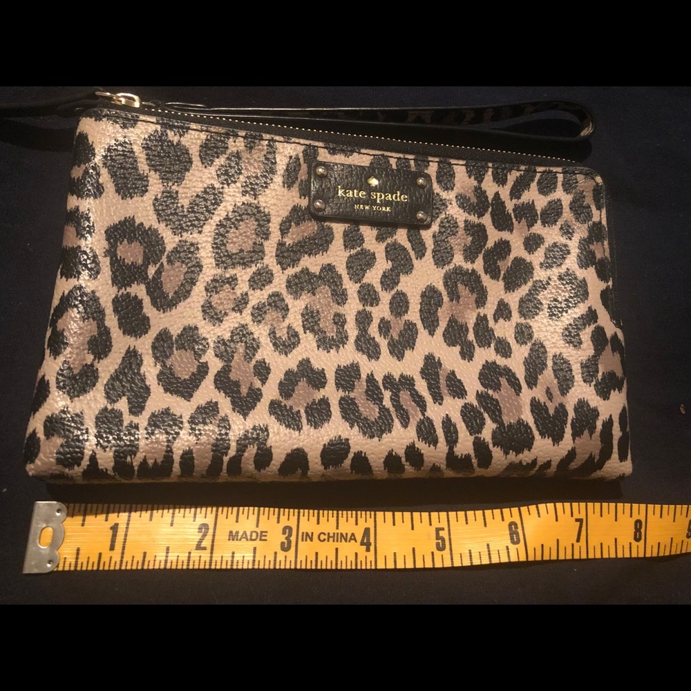 Kate Spade Leopard Wristlet